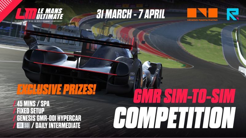Le Mans Ultimate & GMR launch Sim-to-Sim Challenge