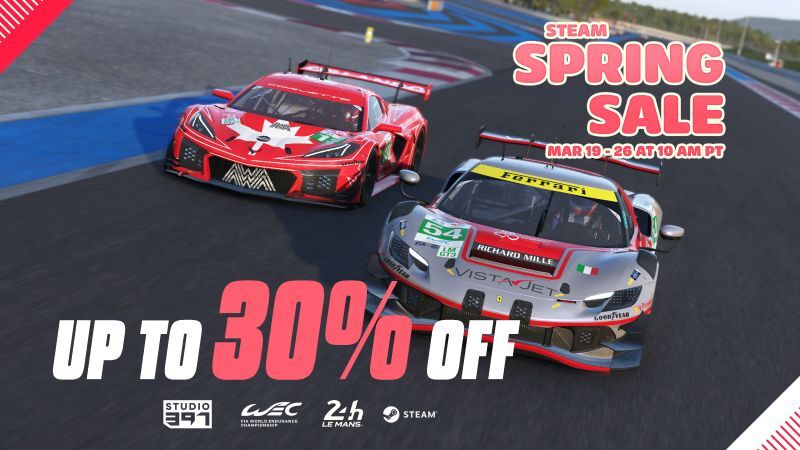 Le Mans Ultimate joins Steam Spring Sale with biggest ever discounts!