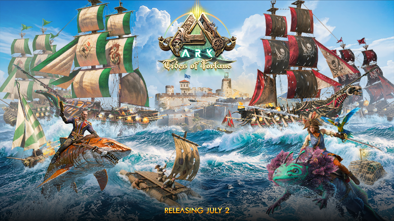 ARK: Survival Ascended Adds Genesis Part 1 and Tides of Fortune July 2