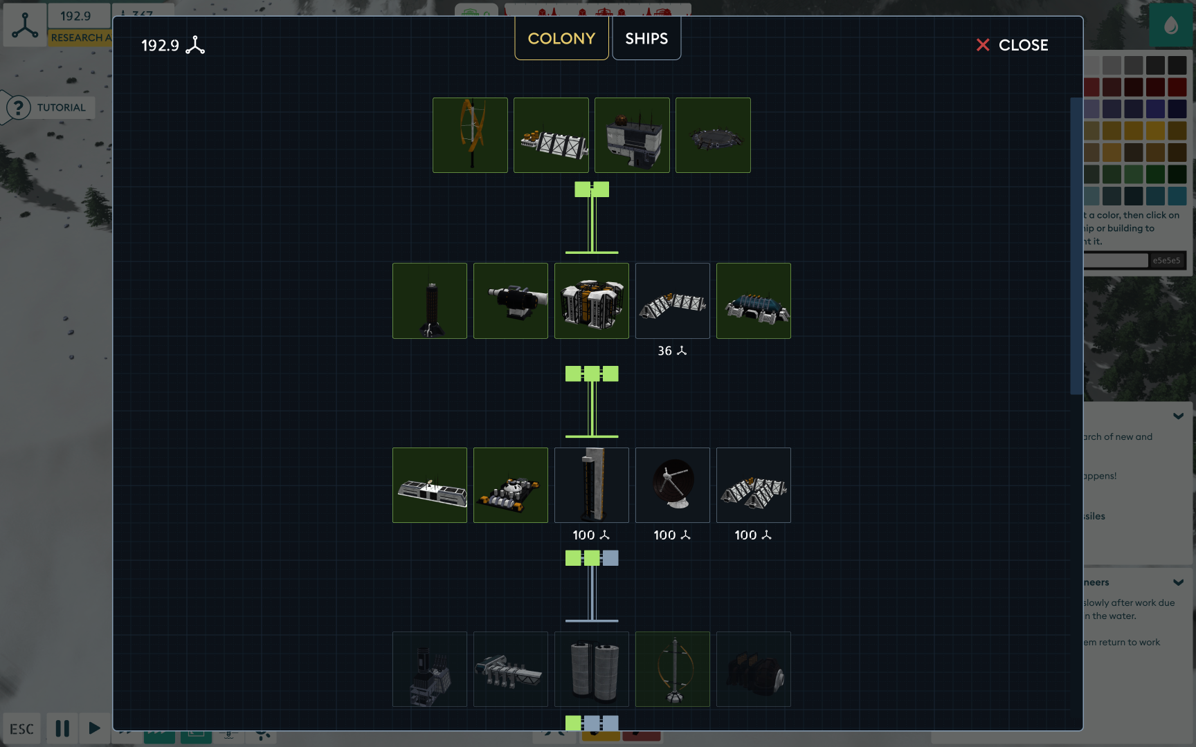 0.8.1 - UI and tech tree improvements! Unit colors! 20% performance ...