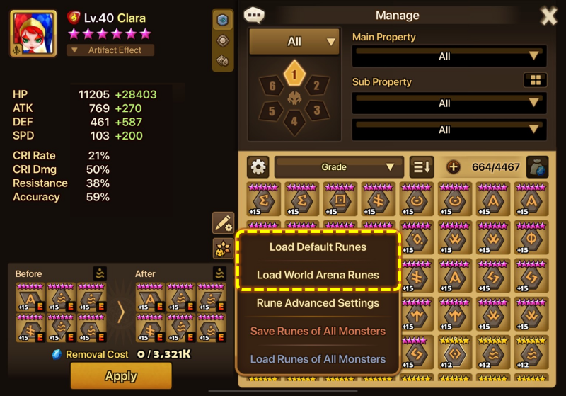 Rune Loading
