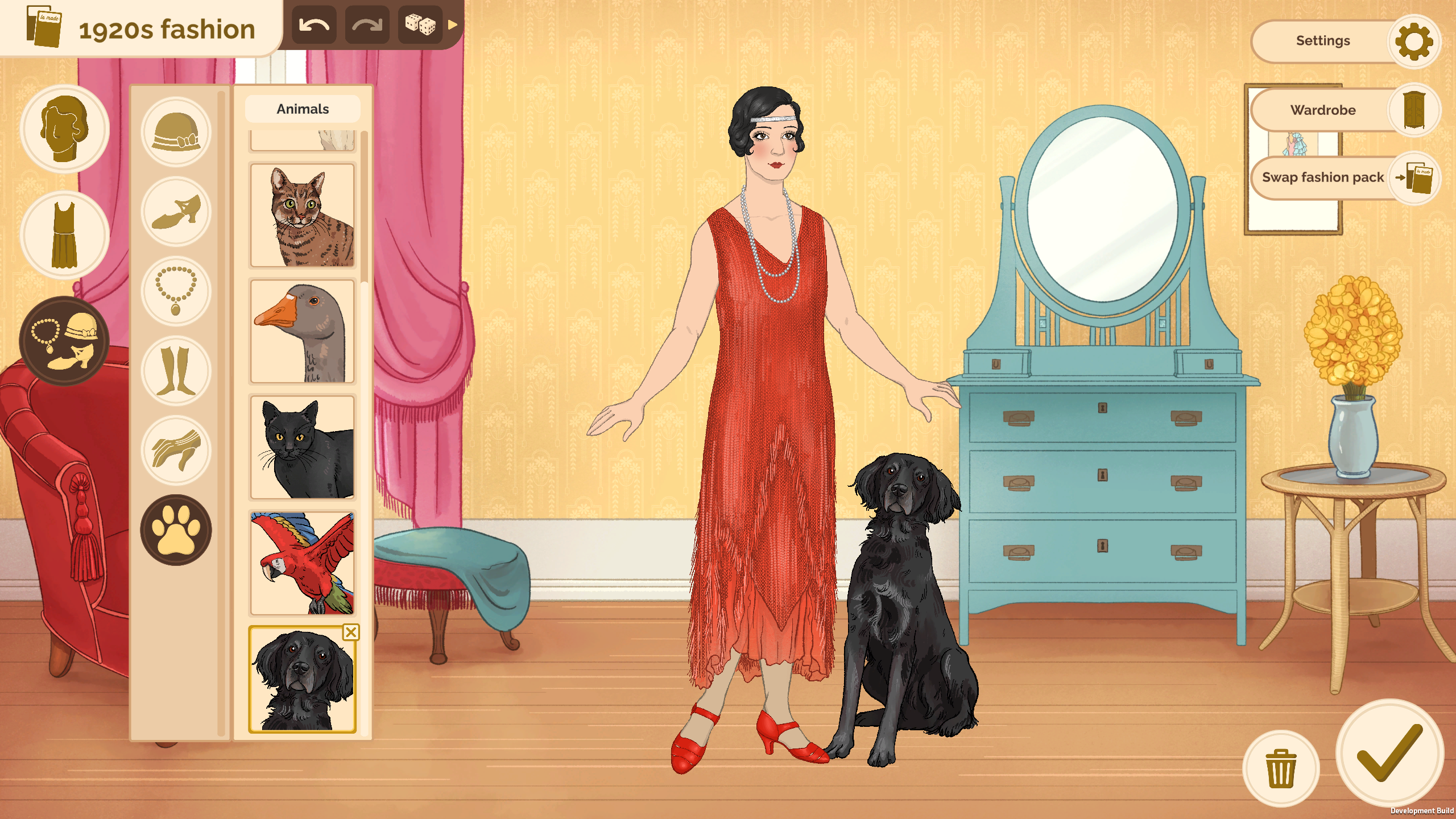 1940s fashion dress up game 1940s Dress - Mini Fleur