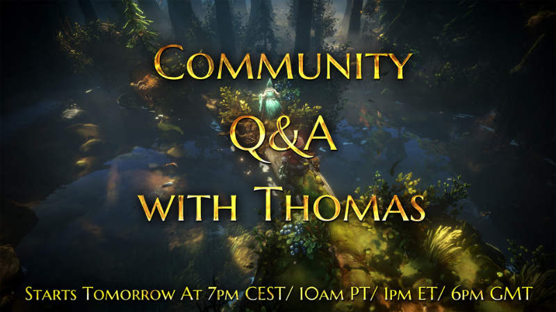 Community Q&A Stream with Thomas