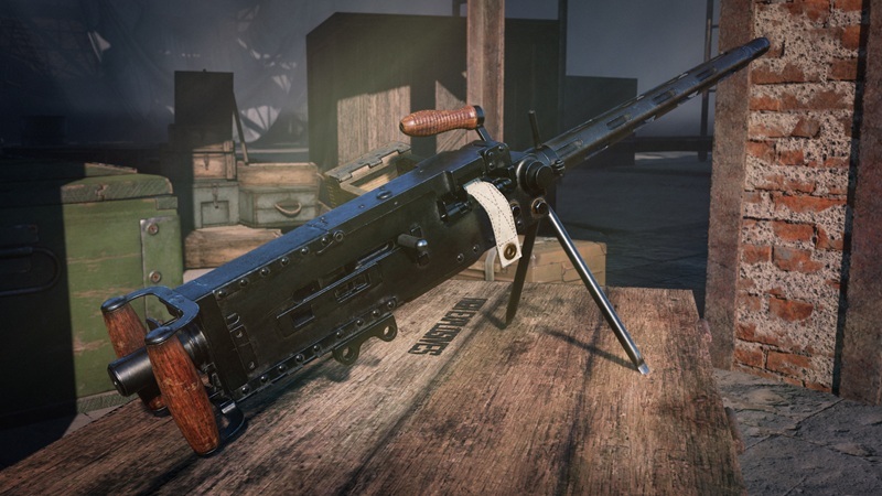 Browning .303 machine gun in Enlisted