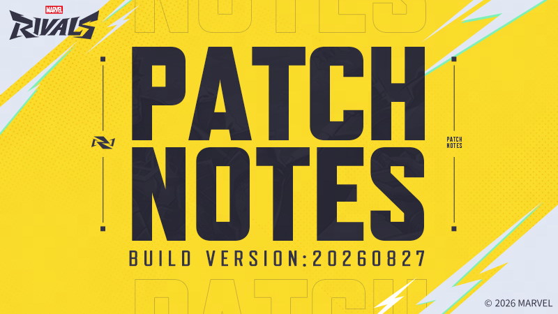 Version 20260827 Patch Notes