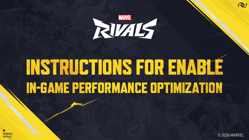 Instructions for Enabling In-Game Performance Optimization