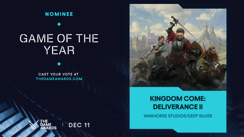 Show Your Support for Kingdom Come: Deliverance II at The Game Awards 🏆 Show Your Support for Kingdom Come: Deliverance II at The Game Awards 🏆