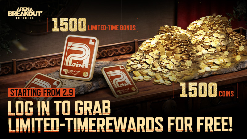 Limited-time bonds and coins giveaway in Spring Festival Event!