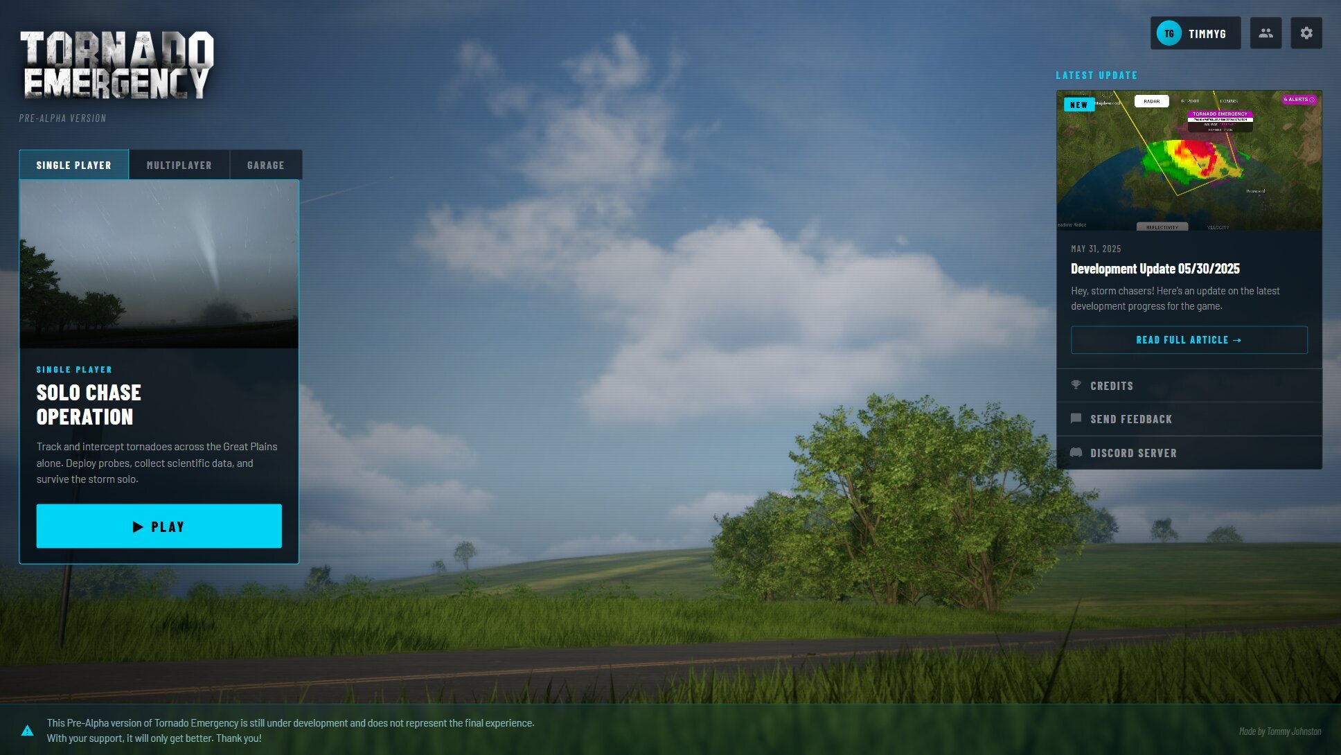 Development Update 04/30/2026