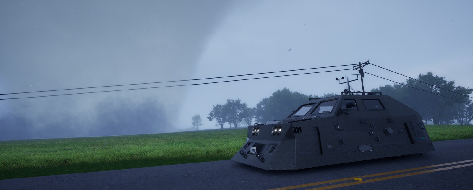 Tornado Emergency — header image for the dev update "Everything You Take Into the Storm"