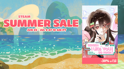 Steamで30% OFF：先生、新刊三冊くださいッ！