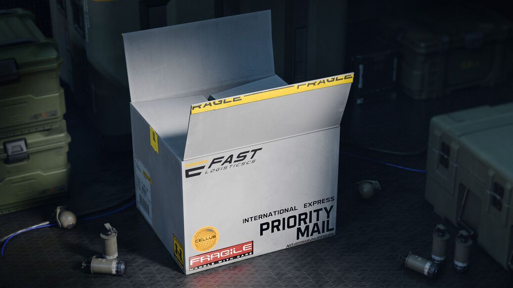 Cozy Winter Courier Carton