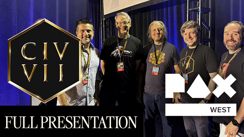 Watch the Civilization VII developer panel from PAX West 2026!