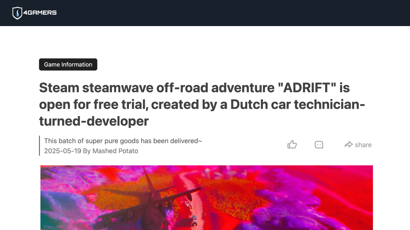 Steam post image