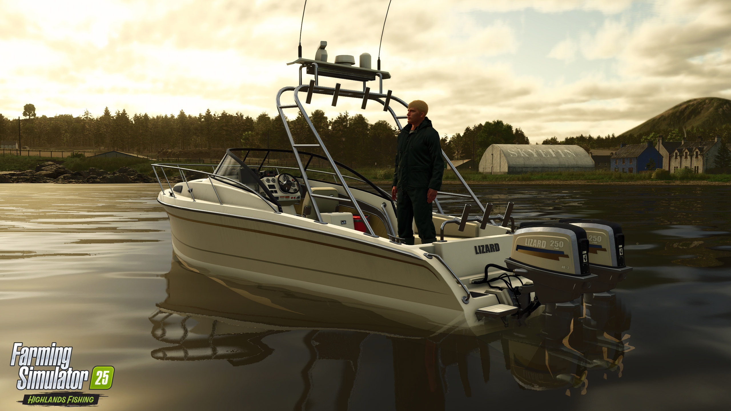 Sports boat on the water