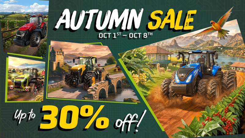 Распродажа в Steam: скидки на избранные игры и дополнения серии Farming Simulator! 🍂 Распродажа в Steam: скидки на избранные игры и дополнения серии Farming Simulator! 🍂