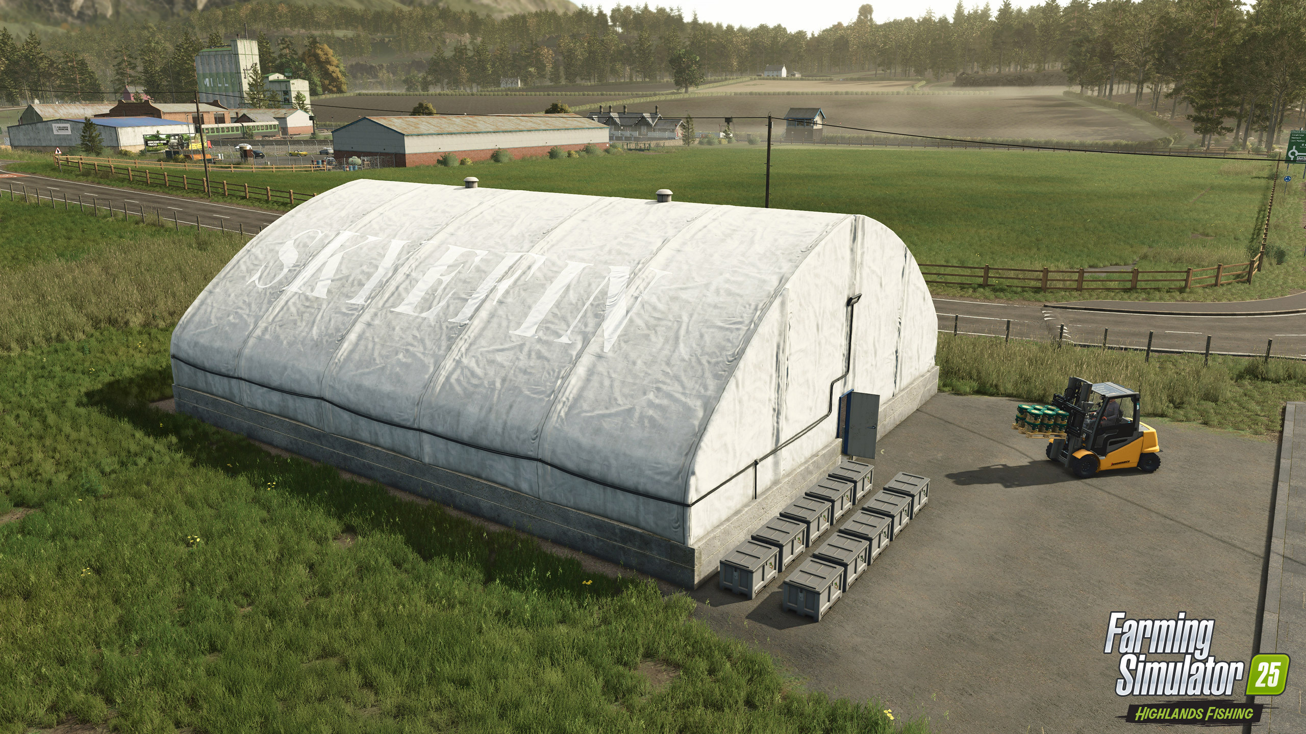 Aquaculture building exterior