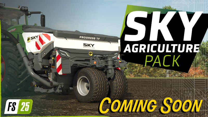 SKY Agriculture Pack to add 12 Machines, Dirt Accumulation & Improved Physics