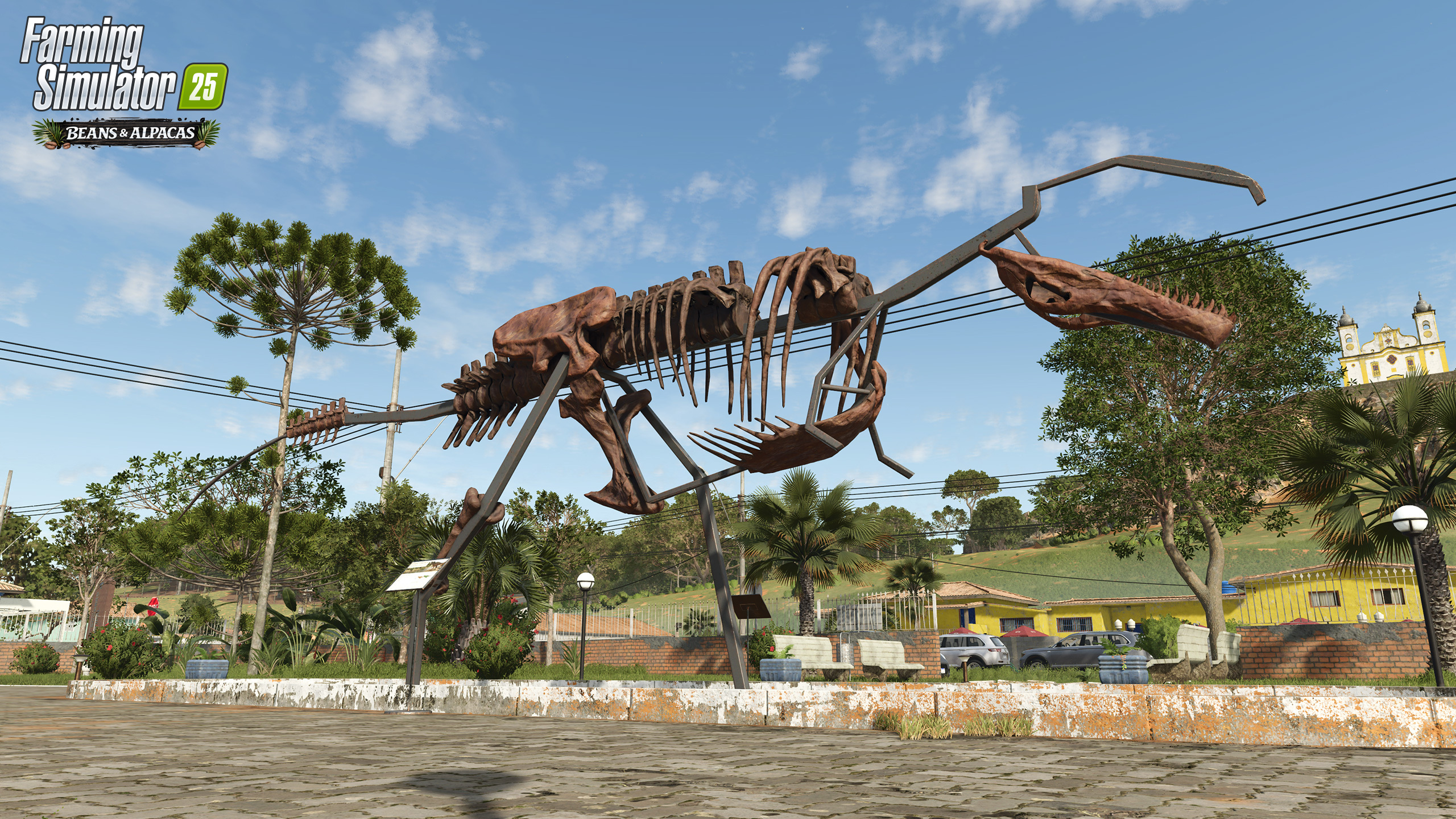 Dinosaur Bones in the Fields