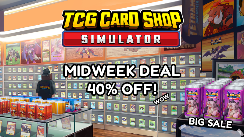 Big Sale Time: TCG Card Shop Simulator is 40% OFF for the Week!