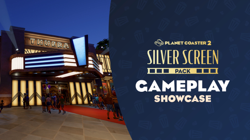 Planet Coaster 2 | Silver Screen Pack - Gameplay Showcase