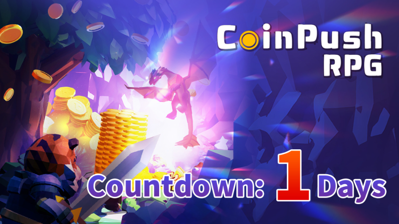 Coin Push RPG - "Coin Pusher Brave" Launches in 1 Day! Get Your Own ...