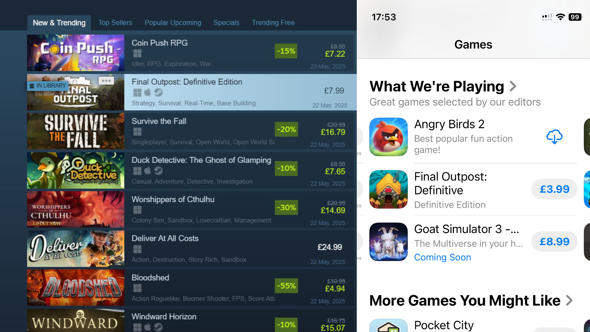 Steam post image