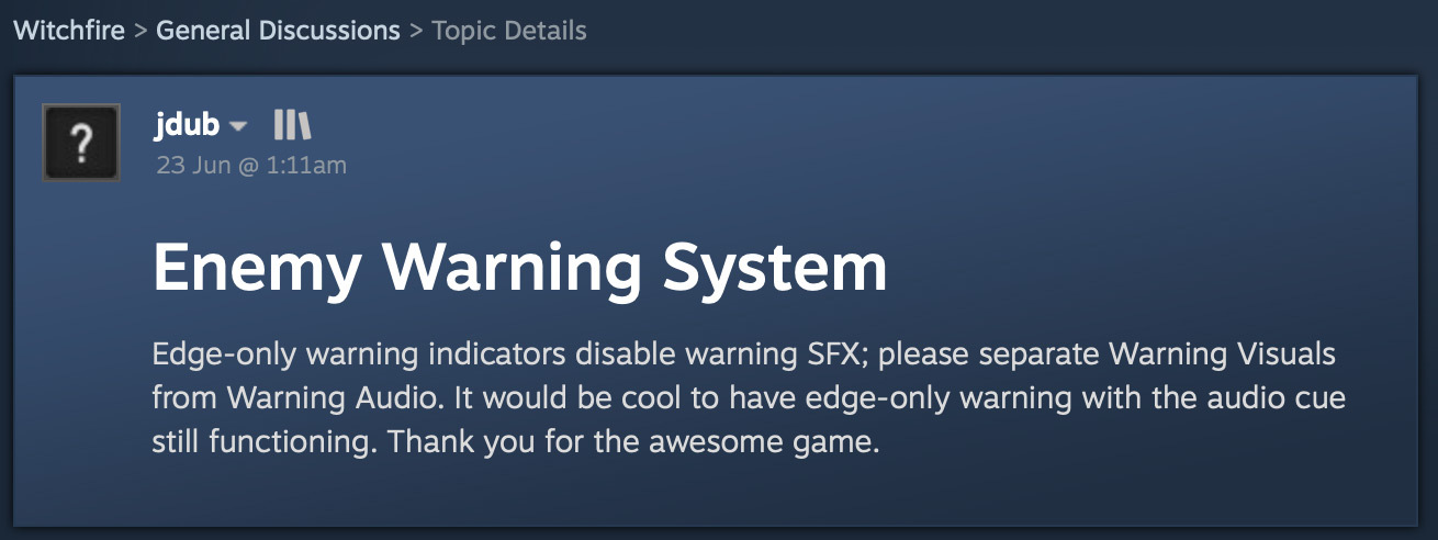 Steam post image