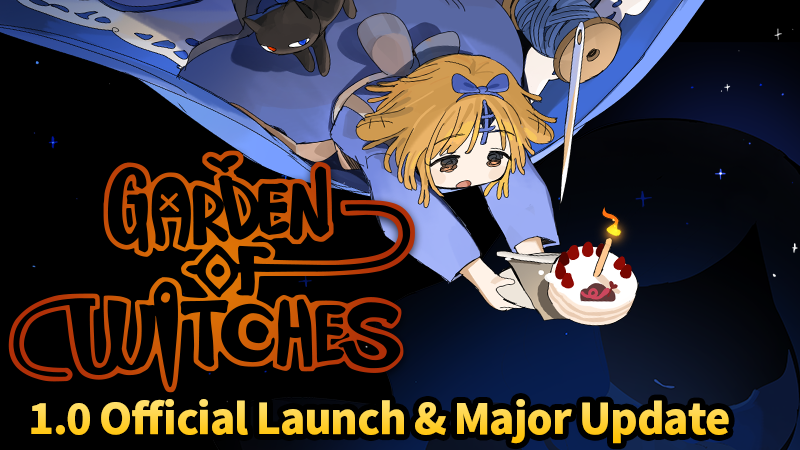 Garden of Witches 1.0 Official Launch & Major Update