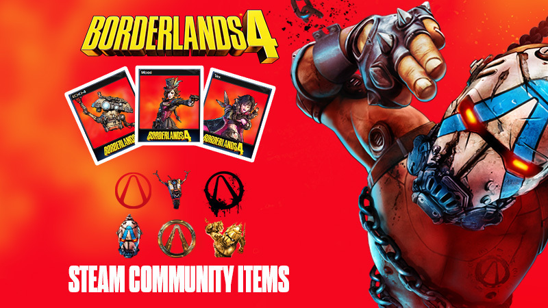 Borderlands 4 Steam Community Items available now!