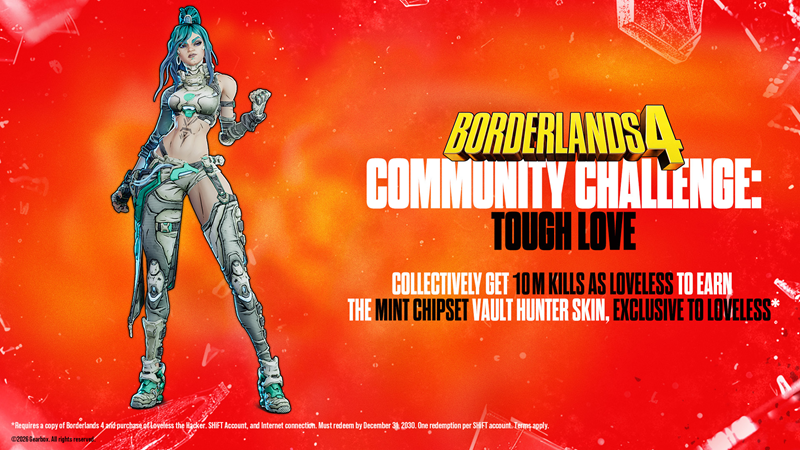 Borderlands 4 players unlocked a new Vault Hunter Skin for Loveless!