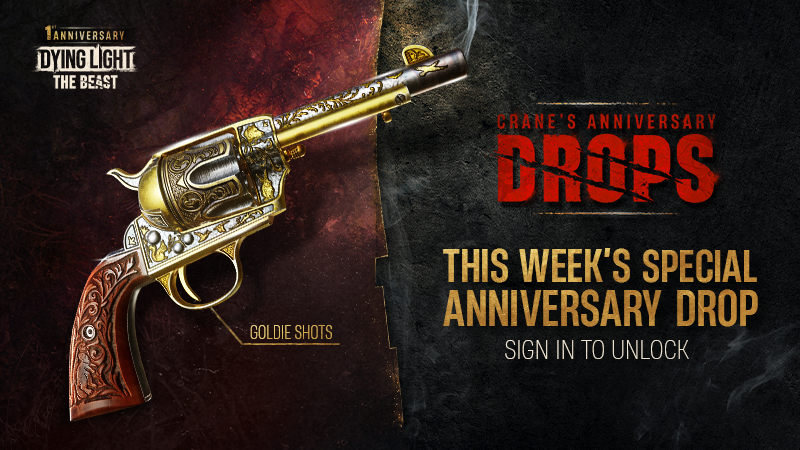 Crane's Anniversary Drops - Claim GOLDIE SHOTS!