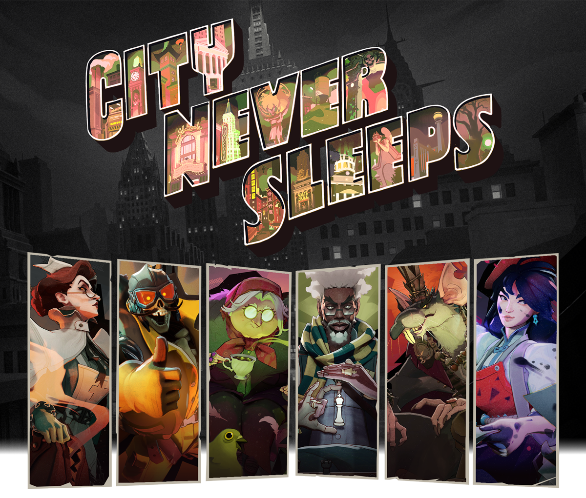 City Never Sleeps announcement art