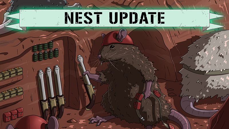 Rat Update WAR RATS: The Rat em Up - Nest Update (Road Map Update 6) - Steam News