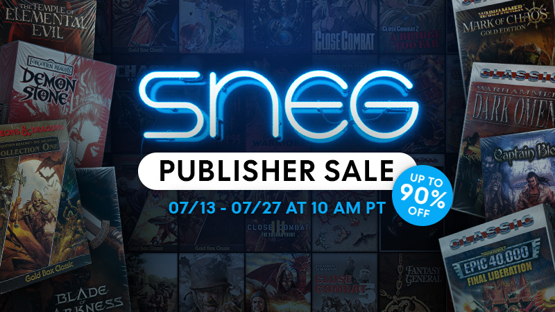 SNEGパブリッシャーセール開催中!D&DやWarhammerの名作を最大90%オフで手に入れよう