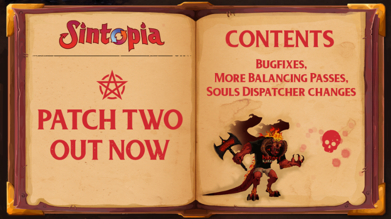 Patch Two now live for Sintopia!