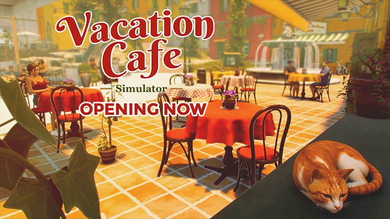 Vacation Cafe Simulator Is Out Now on PC