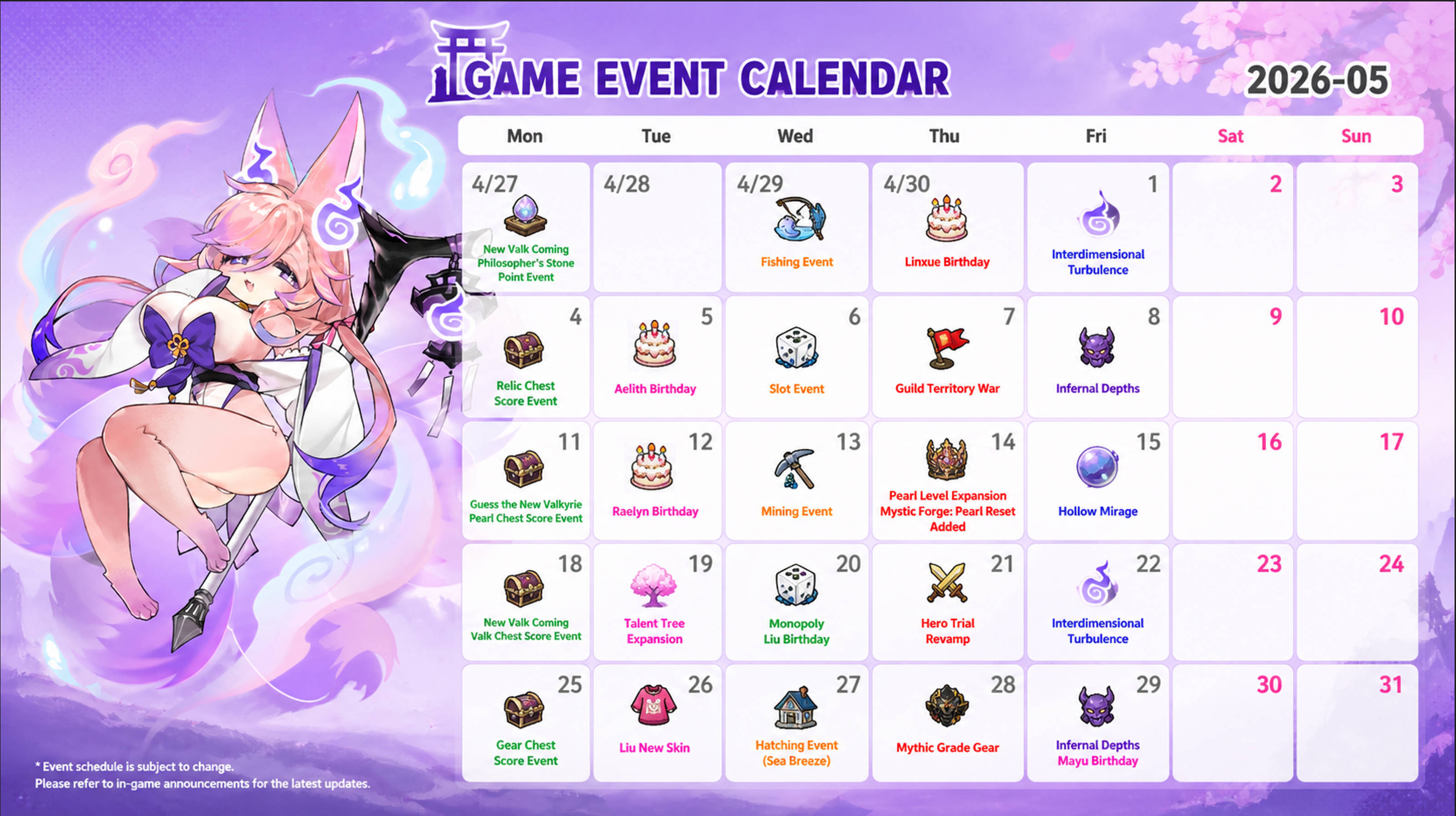 May Operations Preview