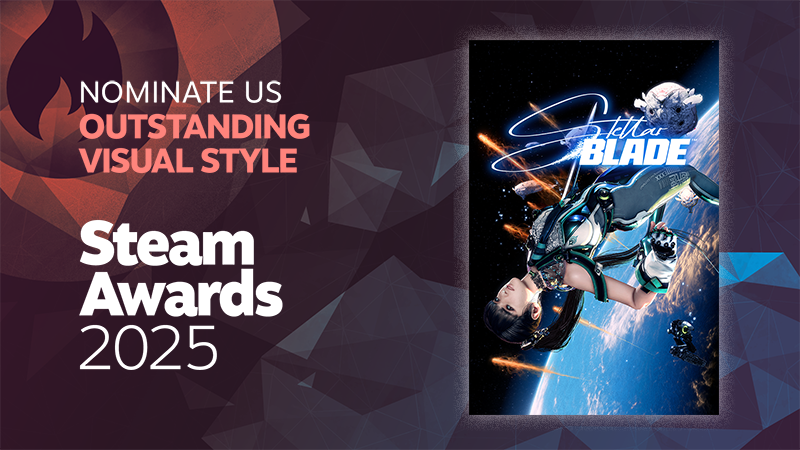 Номинируйте Stellar Blade на премию Steam Awards 2025 в категории «Выдающийся визуальный стиль» Номинируйте Stellar Blade на премию Steam Awards 2025 в категории «Выдающийся визуальный стиль»