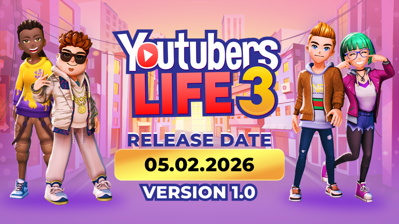 Youtubers Life 3 Patch Notes & Updates | Changelog.gg