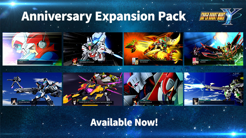 Super Robot Wars Y: Anniversary Expansion Pack Released on PC