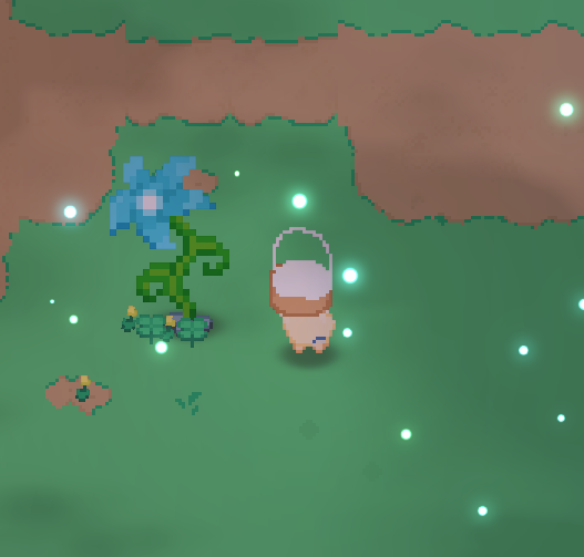 Insect catching will be implemented. Approach bugs and catch them with ...