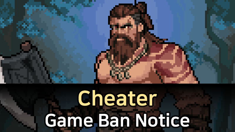 Notice of Cheating User Sanctions