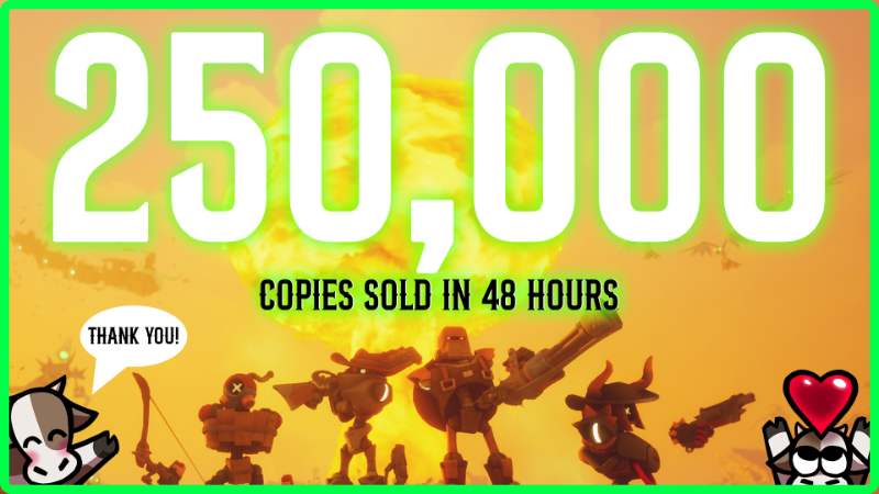 250,000 copies sold in 48 hours!