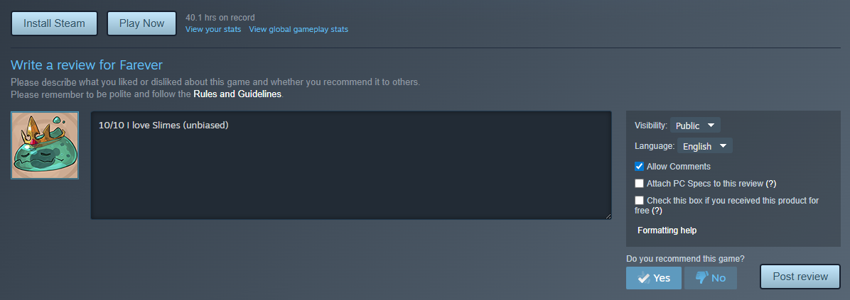 Steam post image