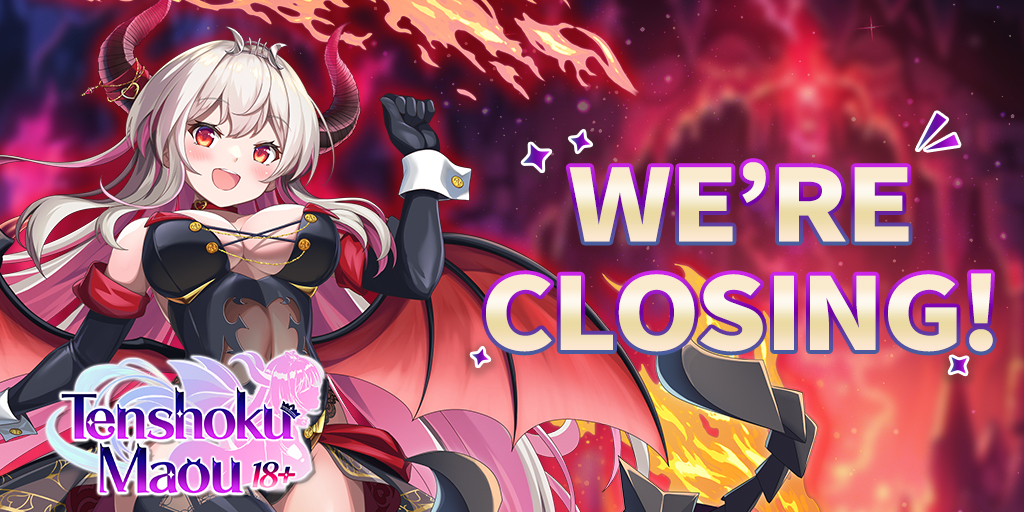 We're closing!