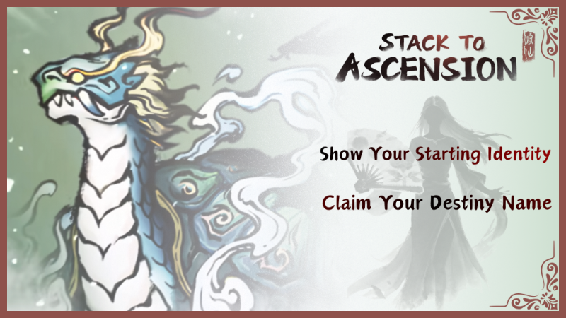 Stack to Ascension - Stack to Ascension –Show Your Starting Identity ...