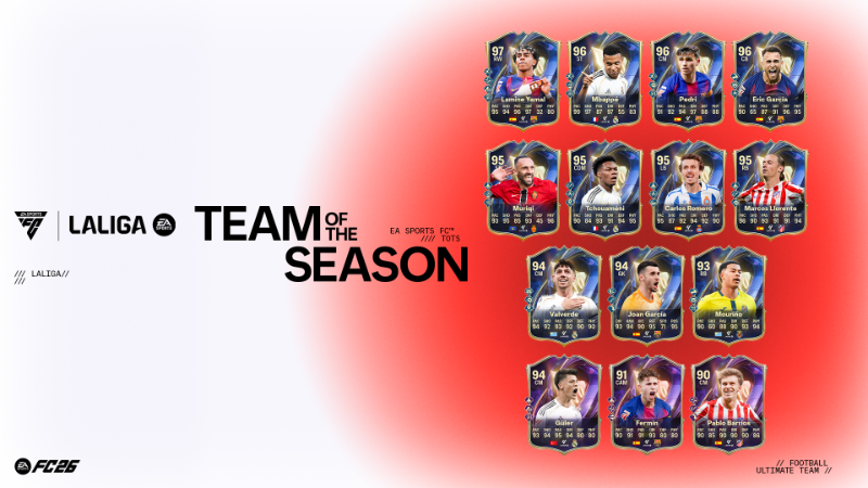LALIGA EA SPORTS and Liga F Moeve Team of the Season