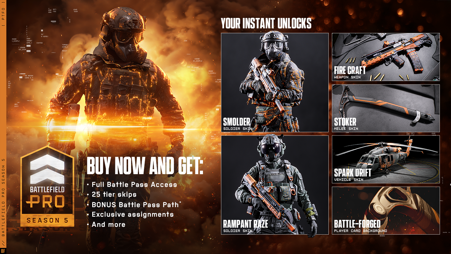 Battlefield Pro rewards preview