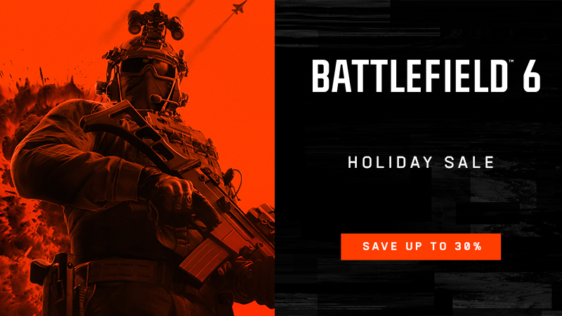 Скидки до 30% на Battlefield 6 Скидки до 30% на Battlefield 6
